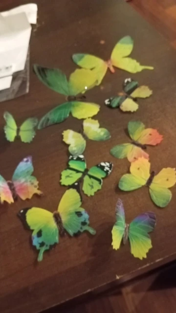 Luminous 3D Butterfly Wall Sticker photo review