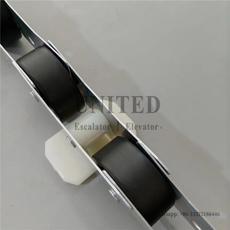 SEH498347 7 Rollers Escalator Newel Reversing Chain Escalator Spare Parts