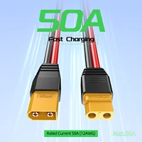 สายต่อขยาย XT60 10 ฟุต, อะแดปเตอร์เชื่อมต่อ XT60 ตัวเมียเป็นตัวผู้, สายต่อขยายโซลาร์ XT60 12AWG สำหรับแผงโซลาร์เซลล์ RV ไปยังอุปกรณ์พกพา 3