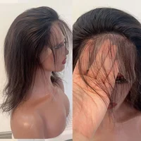 Perruque en dentelle pleine HD pour perruques tressées, tresses sans nœuds, dreadlocks Cornrows, faux locs, micro torsades et tresses, 8 amarans 4