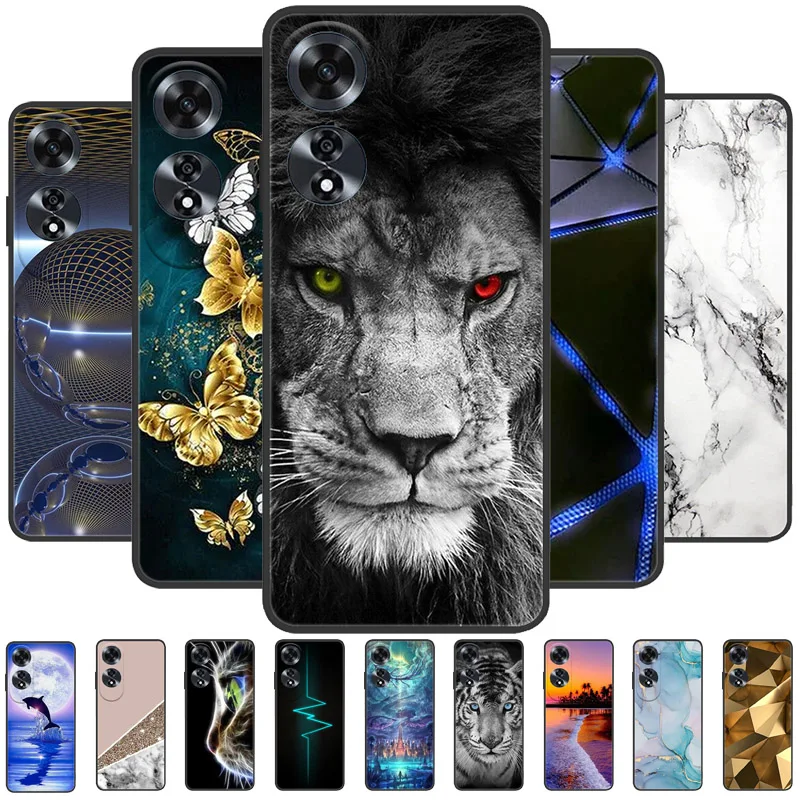 Stylish Soft Silicone Animal Protective Phone Case, 6.67 Inch Back Cover