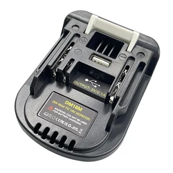 Electric Power Tool Battery Adapter Converter for 20V Lithium Batteries (Black)
