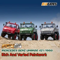 FMS Fcx24 Unimog 421 Rc Car 1/24 RTR 2.4G Simulation 4WD Climbing Truck Model Electric Off-Road Vehicle Adult Boy Toy Gift 2