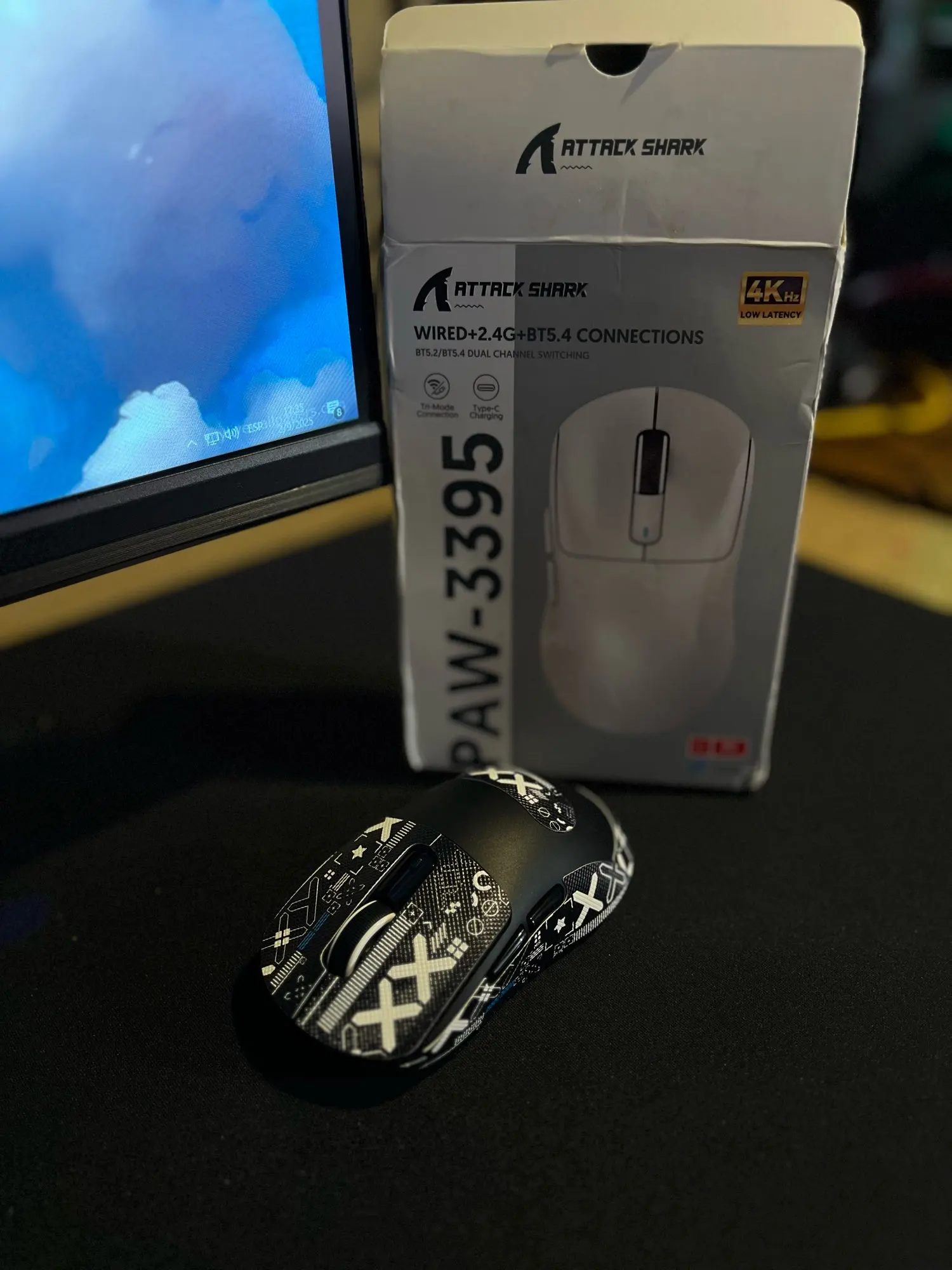 Attack Shark X3Pro Wireless Gaming Mouse 26000DPI Tri-Mode photo review