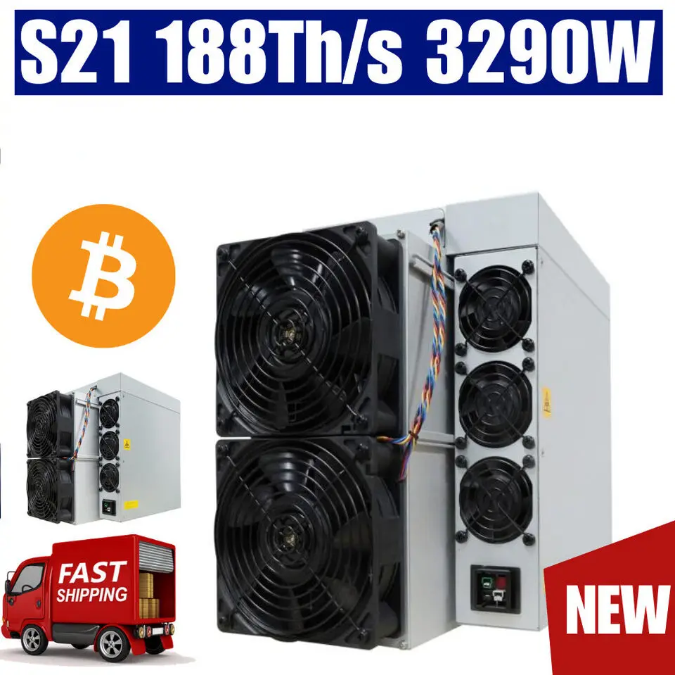 

Доступно для выбора UPNew Bitmain Antminer S21 195T