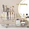 360°Rotating Makeup Organizer Makeup Brush Holder Cosmetic Storage Box Makeup Storage Organizer Pencil Holder Lipstick Organizer 4