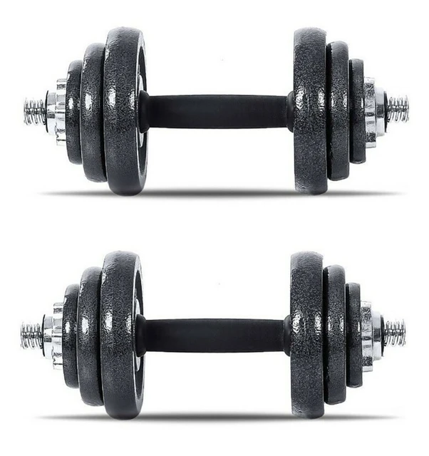 Mancuernas Pesas De Disco 20kg Total 10kg+10kg Fitness Musculación Gimnasio  Pesos Metal - Equipo De Fitness - AliExpress