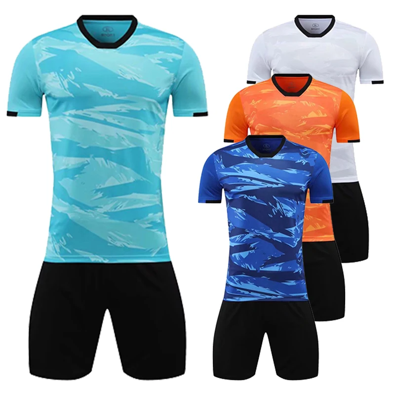 24-25 camouflage High Quality Soccer Jersey Set Men Football Uniform Soccer Jerseys Set Tracksuit Running Sportswear Men Footba