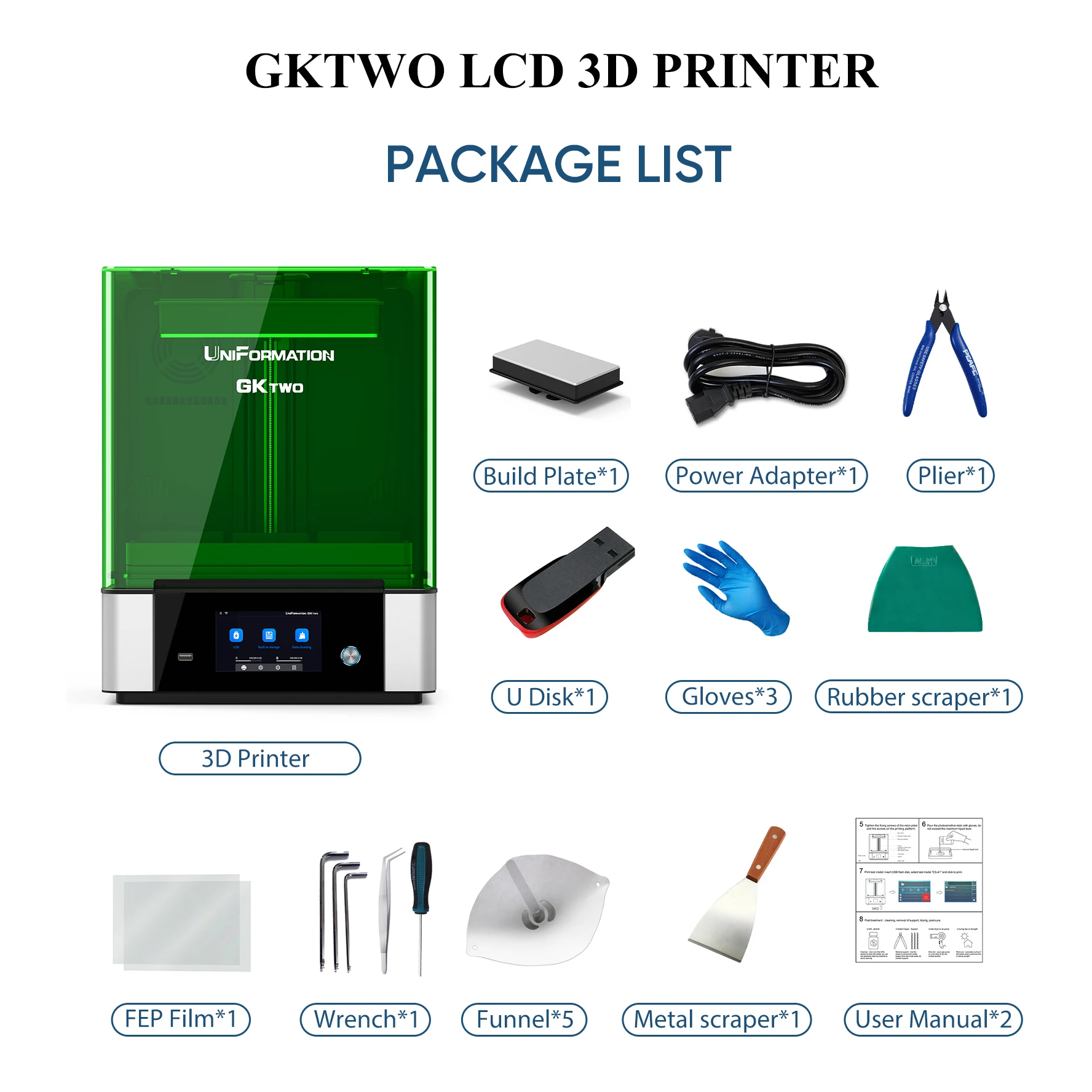 Uniformation LCD 3D Printer 8K Printer 10.3