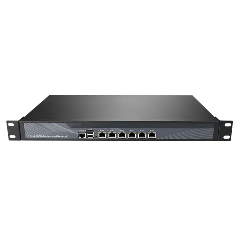 

1U Rackmount Intel i7 7600U i5 7300U Mini PC Firewall Server With 6 Intel I225 I226 NICs Soft Router for pfSense OPNsense AES-N