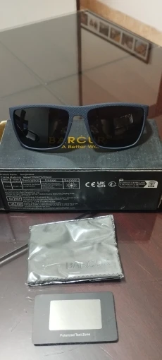 BARCUR Design TR90 Sunglasses Men Polarized Light Weight Sports Sun Glasses Women Eyewear Accessory Oculos UVAB Protection photo review
