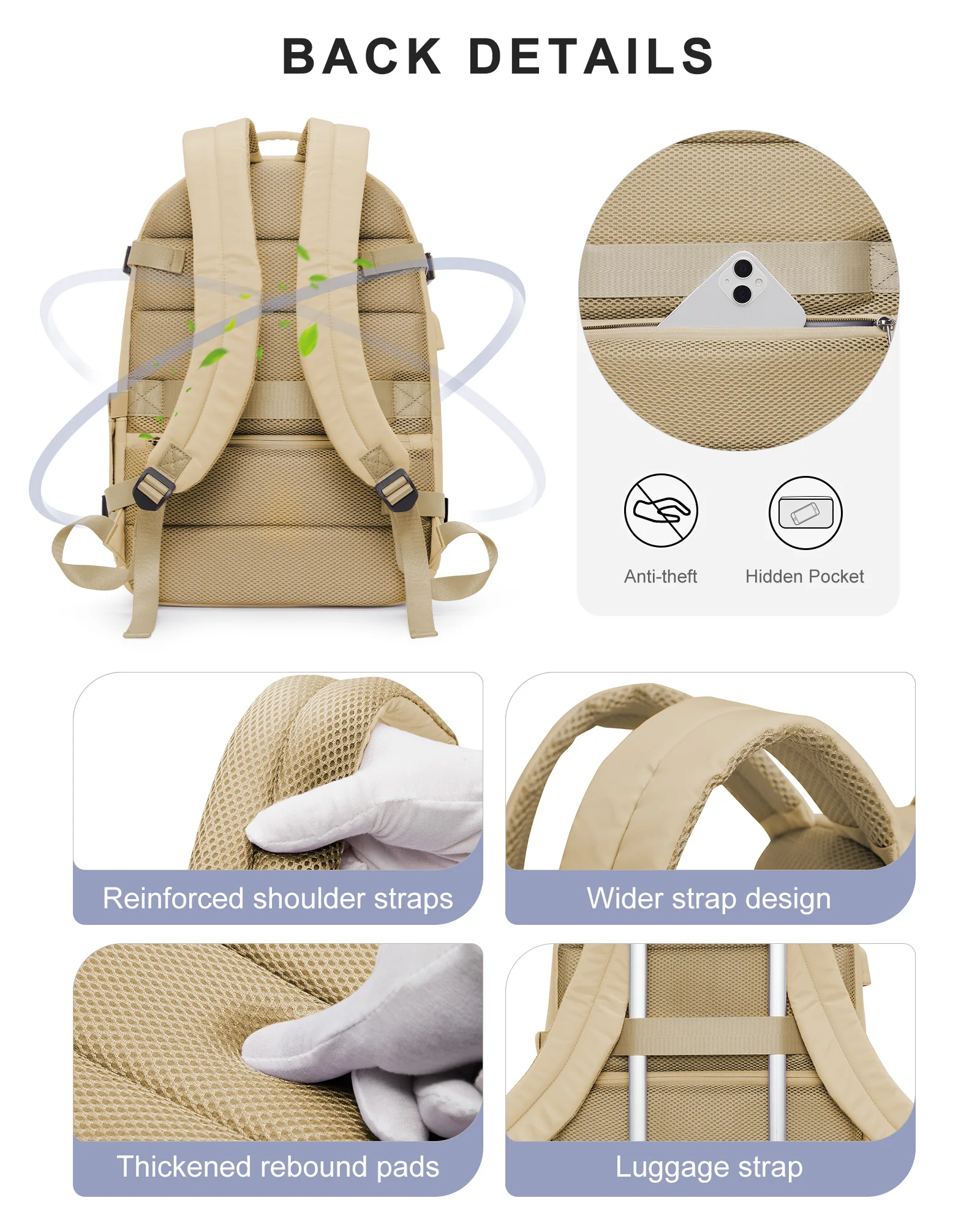 Classic Travel Backpack Men Business Laptop Backpack Women Portable Backpack Large Capacity School Backpack Teenage Gifts Young