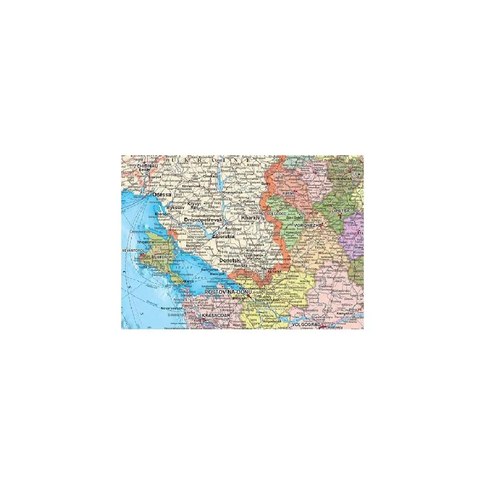 Рисунок 3 - Административная карта Российской