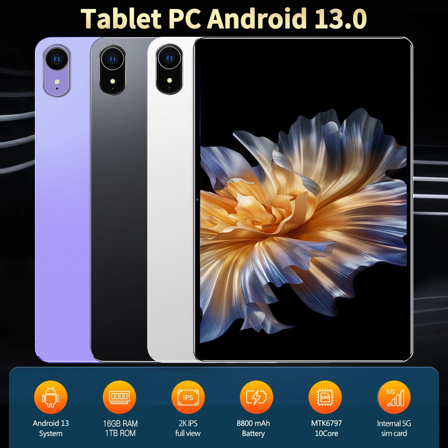 2024 Global Version Tablet 16GB RAM 1TB ROM 11.6 Inch tablet Android 12.0 Pad 10 CoreTablet PC Dual Wifi Dual SIM Card