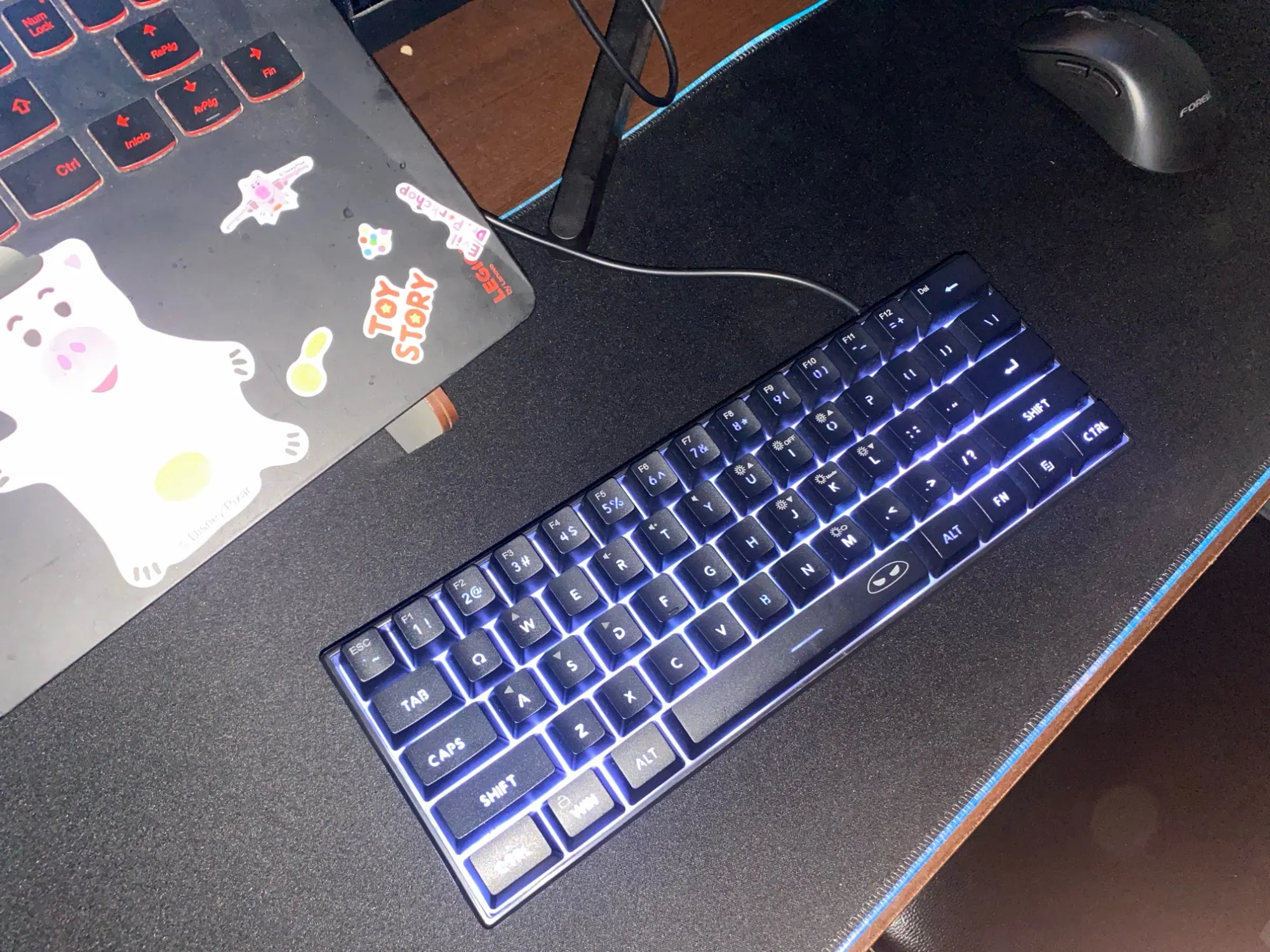 MageGee 61-Key RGB Backlit Compact Gaming Keyboard photo review