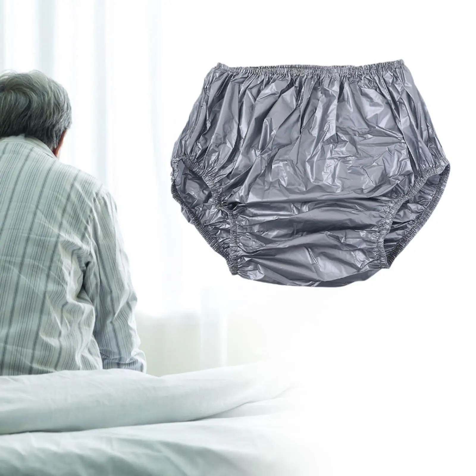 Incontinence Cover Pant Adults Diapers Waterproof Soft Reusable Cover Washable Brief for Old Adult Lady Women Senior People Men with reusable diapers,disposable adult diapers