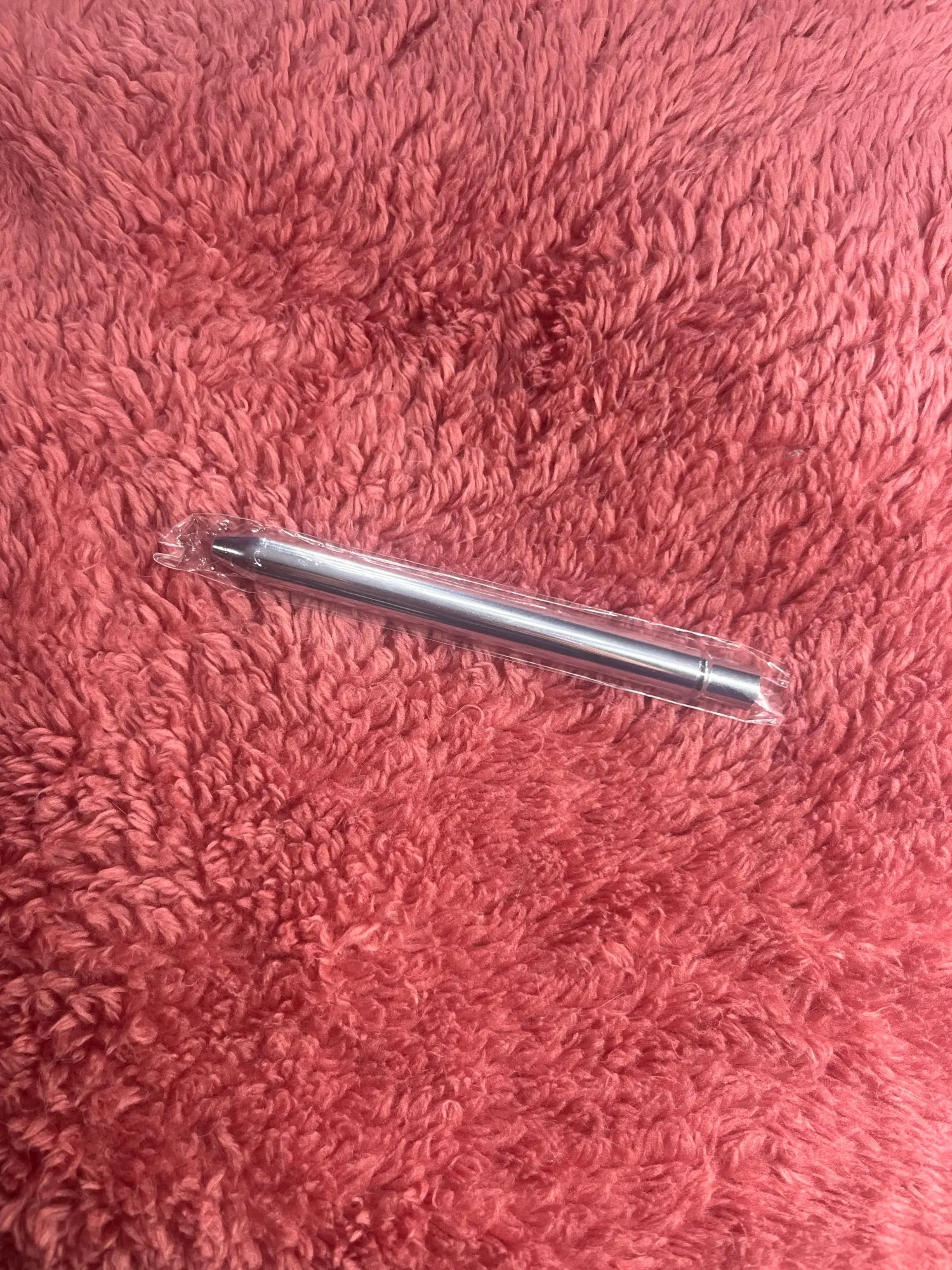 Portable Silver Lips Makeup Brush Pen Metal Handle Cosmetic Lipgloss Lipstick Lip Gloss Brush With Protect Cap Makeup Brushes photo review