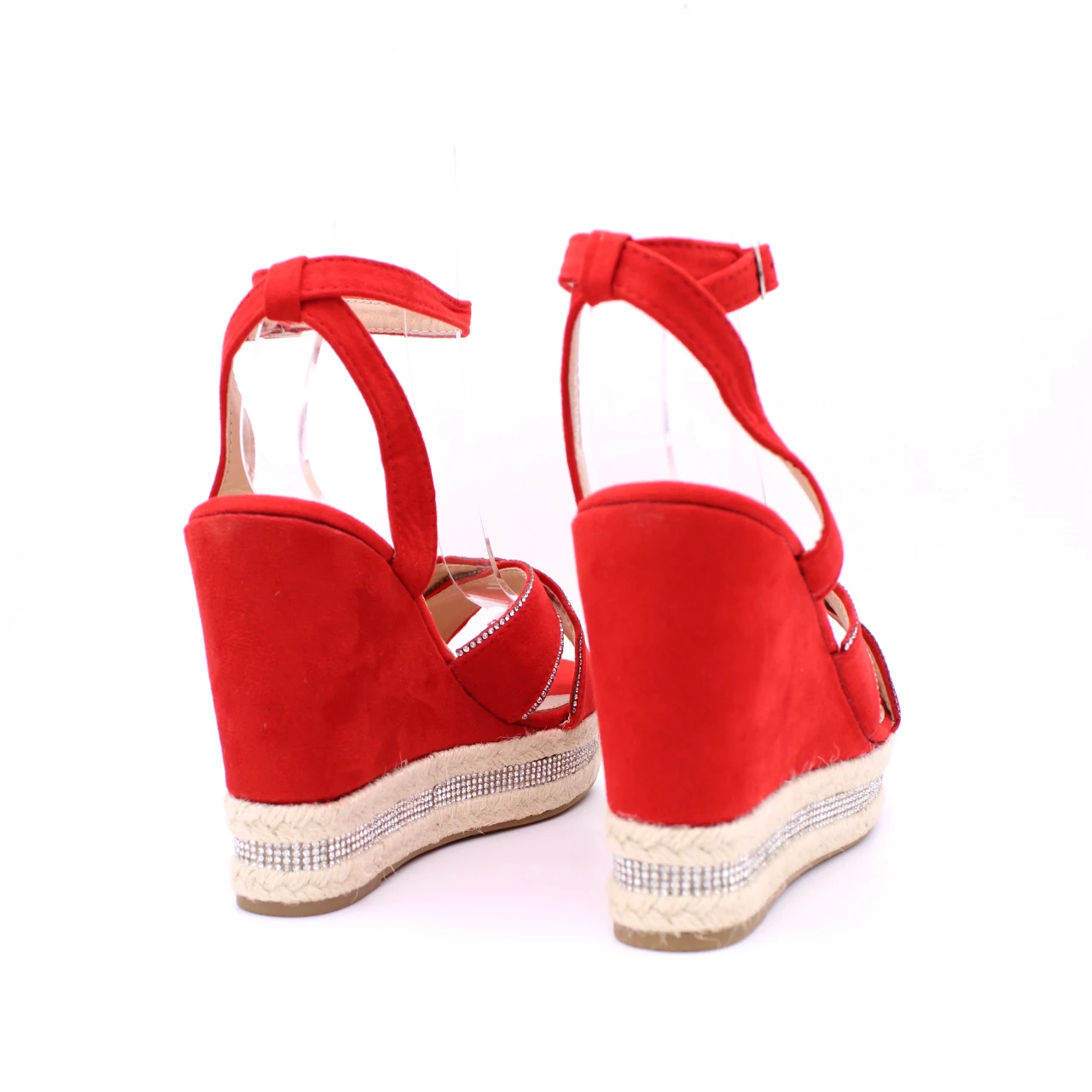 Soraia Glitter Wedge Sandal - Heel Detail