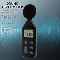 Digital Noise Sound Level Meter 30~130dBA A / C Frequency Weighting Tool Pre-calibrated Volume Tester W/ Tripod Hole 1
