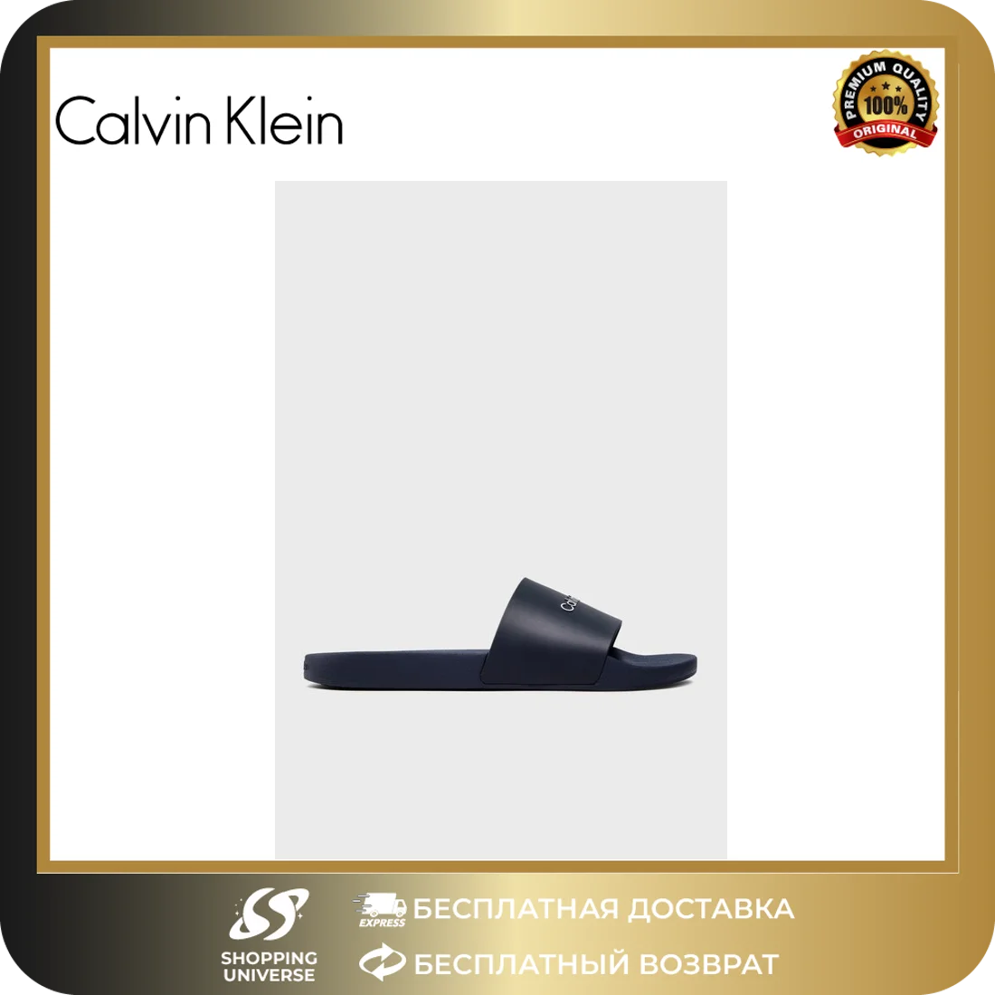 Calvin Klein Men's Alonzo Slide Sandal, Black, 9 : Amazon.in: Fashion