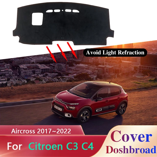 Couverture Tableau Bord Voiture, Pour Citroen C2 Tapis Résistant