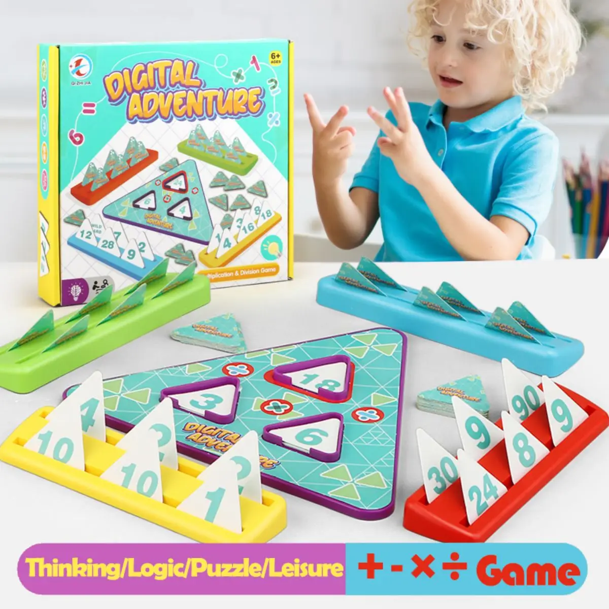 Interactive math game for kids to learn math parties gift for children addition subtraction multiplication division