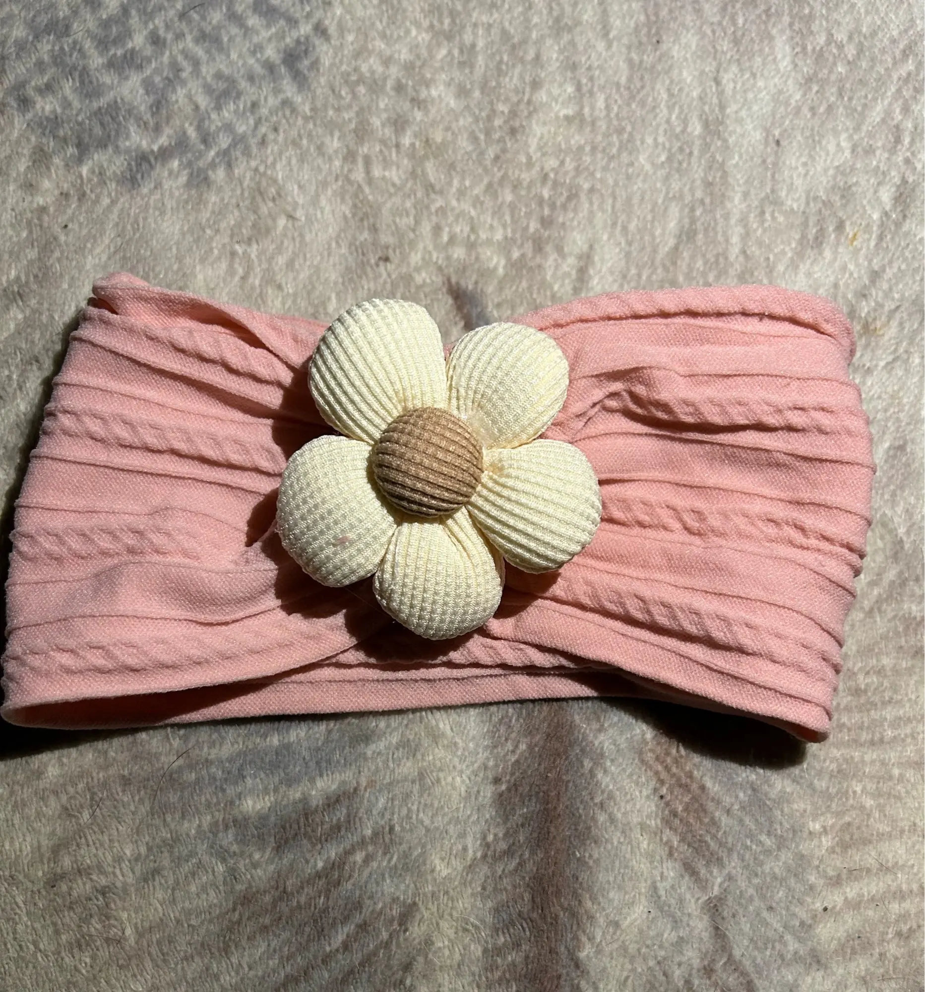 Cute Floral Nylon Baby Headband photo review