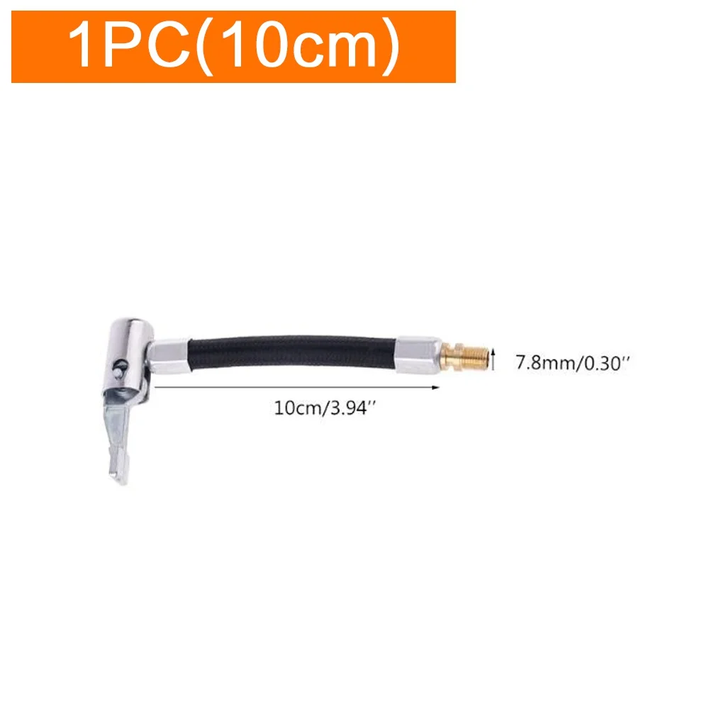 Car Tire Inflator Hose with Locking Air Chuck - Inflatable Air Pump Extension Tube Adapter