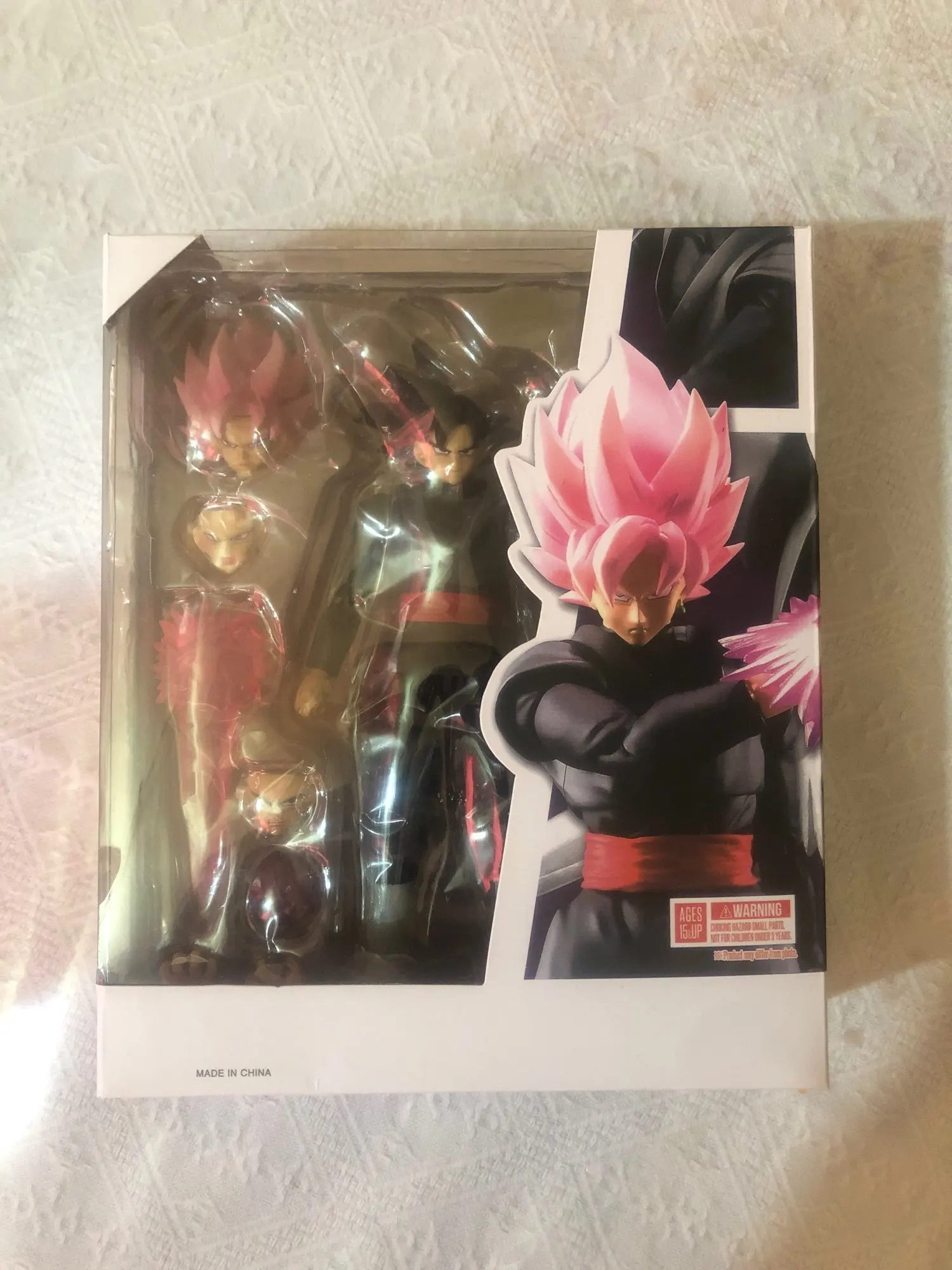 14cm Anime Dragon Ball Black Goku Zamasu Action Figure Super Saiyan Movie Version Dbz Model With Multiple Accessories Toys photo review