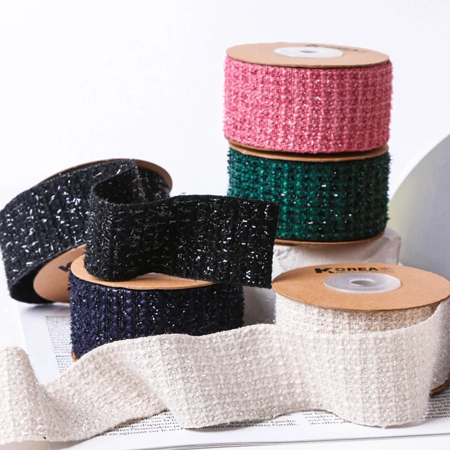 9-10 Yards 25MM 38mm Double-edge Solid Color Winter Ribbon 1007R03 DIY Make  Bowknots Kids