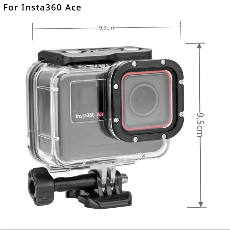 Insta360 Ace Pro 카메라 용 60m 방수 하우징 케이스 수중 하우징 커버 다이브 케이스 액세서리 Anti-scratch