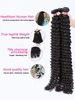 Deep Wave Human Hair Bundles Curly Hair Remy Loose Deep Wave Hair Bundles Brazilian Weaving 28 30 40 42 Inch Natural Human Hair 2