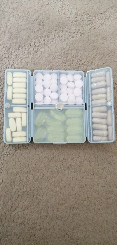 Foldable Travel Medicine Holder Pill Box photo review