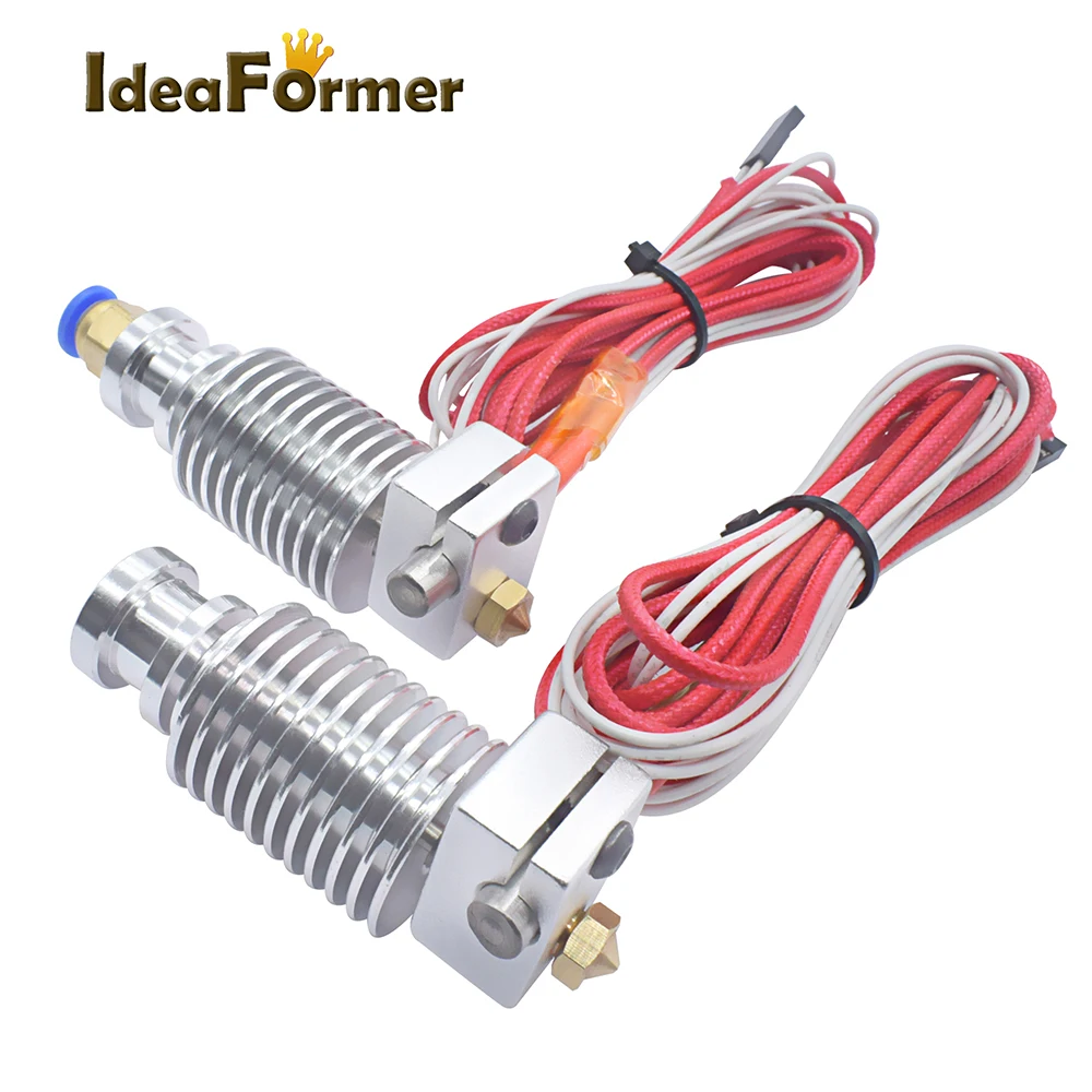 Extrusora Peças e Acessórios para Impressora 3d Hotend Long Short 0.4 mm Filamento Bowden Direct 1.75 mm 3.0 mm E3d v6 12v 24v