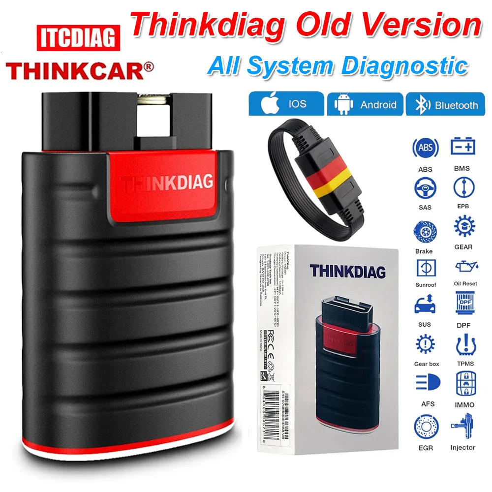 Thinkcar Thinkdiag Bt Obd2 Scanner Bluetooth Automotivo Obd 2 Tpms Lettore Di Codici Car Easydiag Strumento Diagnostico Per Fai Da Te Pk Mk808