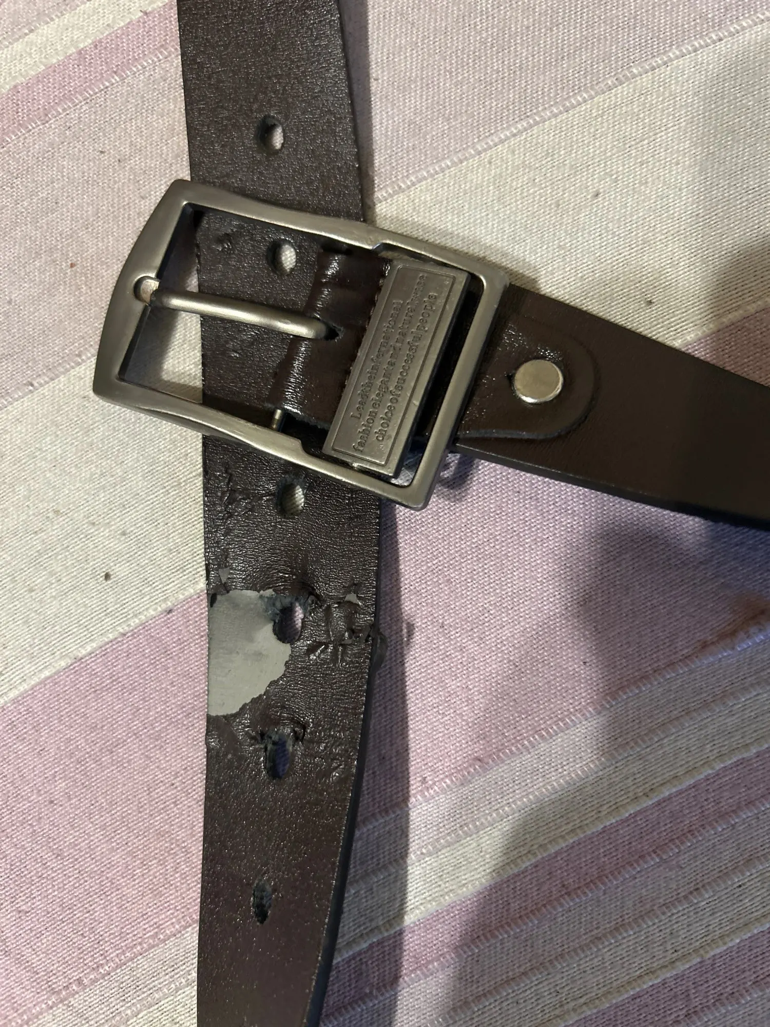 MIDNIGHT SOVEREIGN™ – Black Buckle Genuine Leather Belt photo review