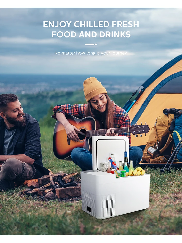 PHILIPS Electric Car Refrigerator Portable Mini Fridge Freezer Vehicle Refrigeration Ice Box Car Electronic Devices