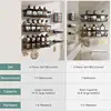 6 - Pack Stainless Steel Adhesive Shower Caddy. Rustproof, with Soap Holder & Large Capacity. Wall - Mounted for Bathroom 5