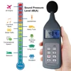 Professional Sound Level Meter 30~130dB USB Drive Software & Bluetooth for Workshop Vehicles Traffic Office School Hospital 5