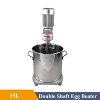 220V 15L Electric Mixer Kitchen Stand Food Mixer Stainless Steel Bowl Cream Egg Whisk Blender Cake 1