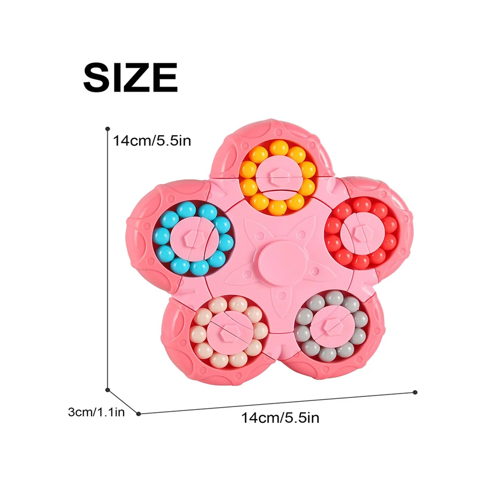 Cubo Antistress Fidget In ABS – Giocattolo Magico Rotante Per Bambini E Adulti