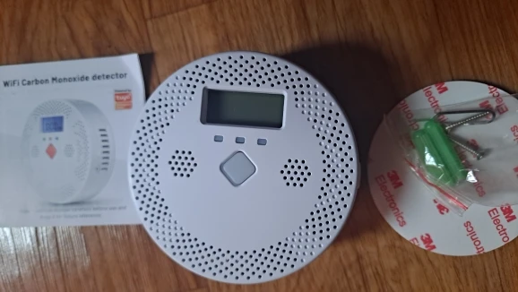 TLL* Tuya WiFi Smart Carbon Monoxide Detector with Alarm and Digital Display photo review