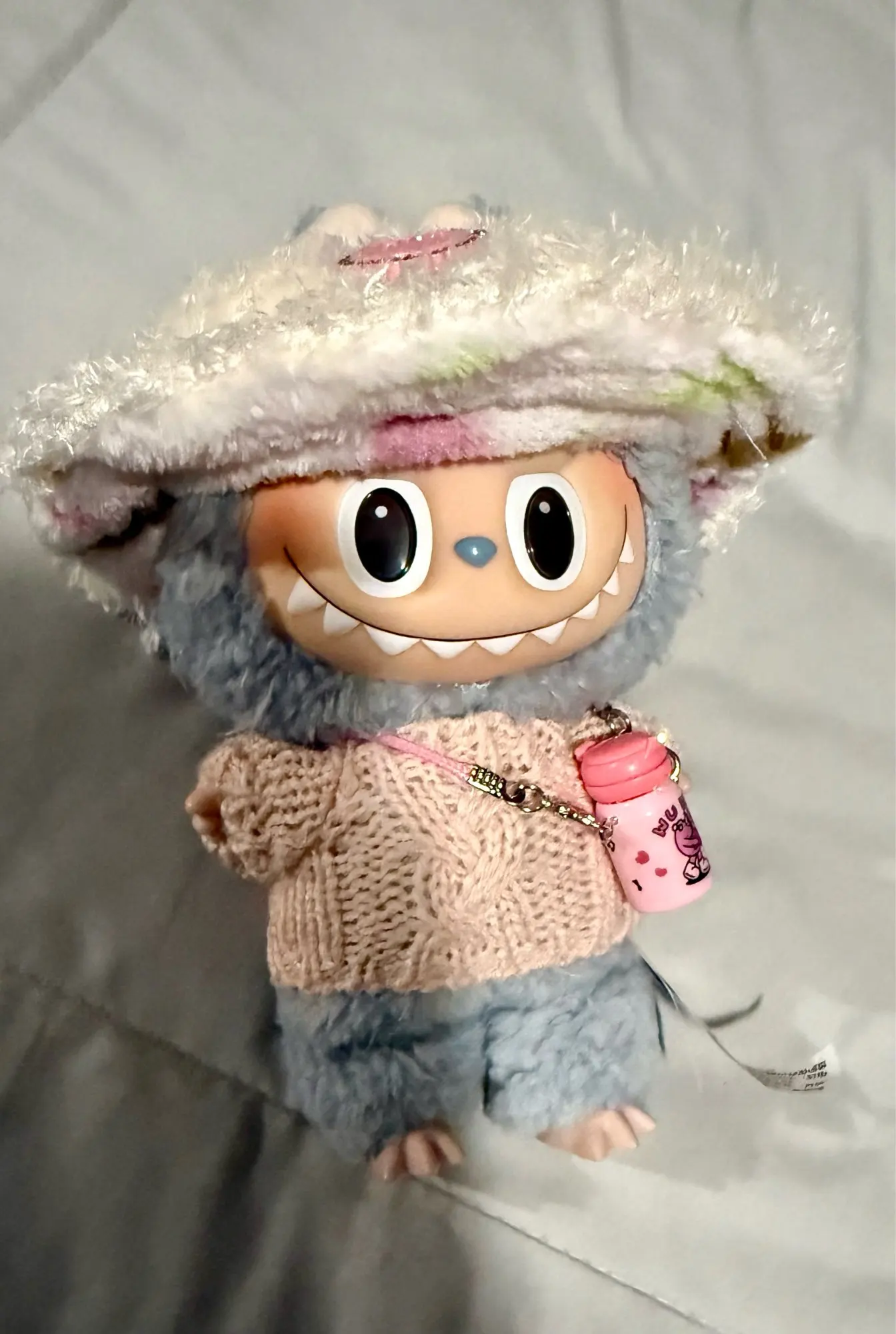 Labubu Doll Clothes: 15/17CM Idol Kpop Style Mini Plush Overalls Set photo review