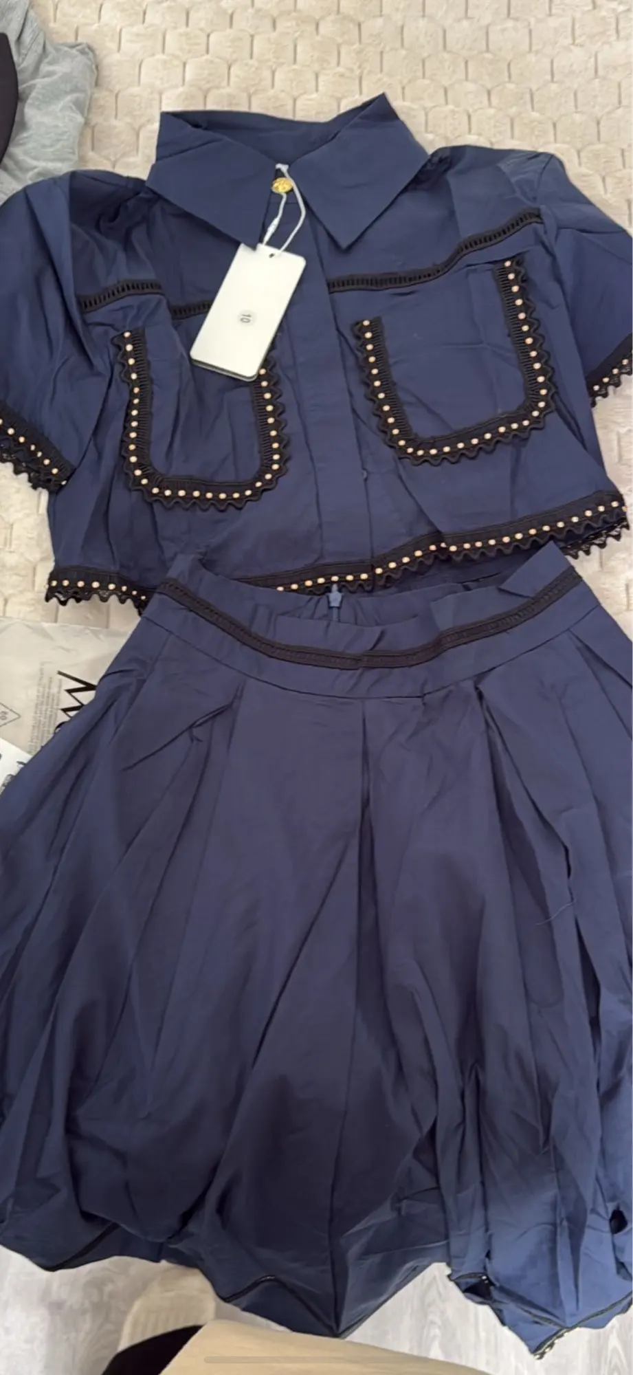 TWOTWINSTYLE Solid Summer Two Piece Set photo review