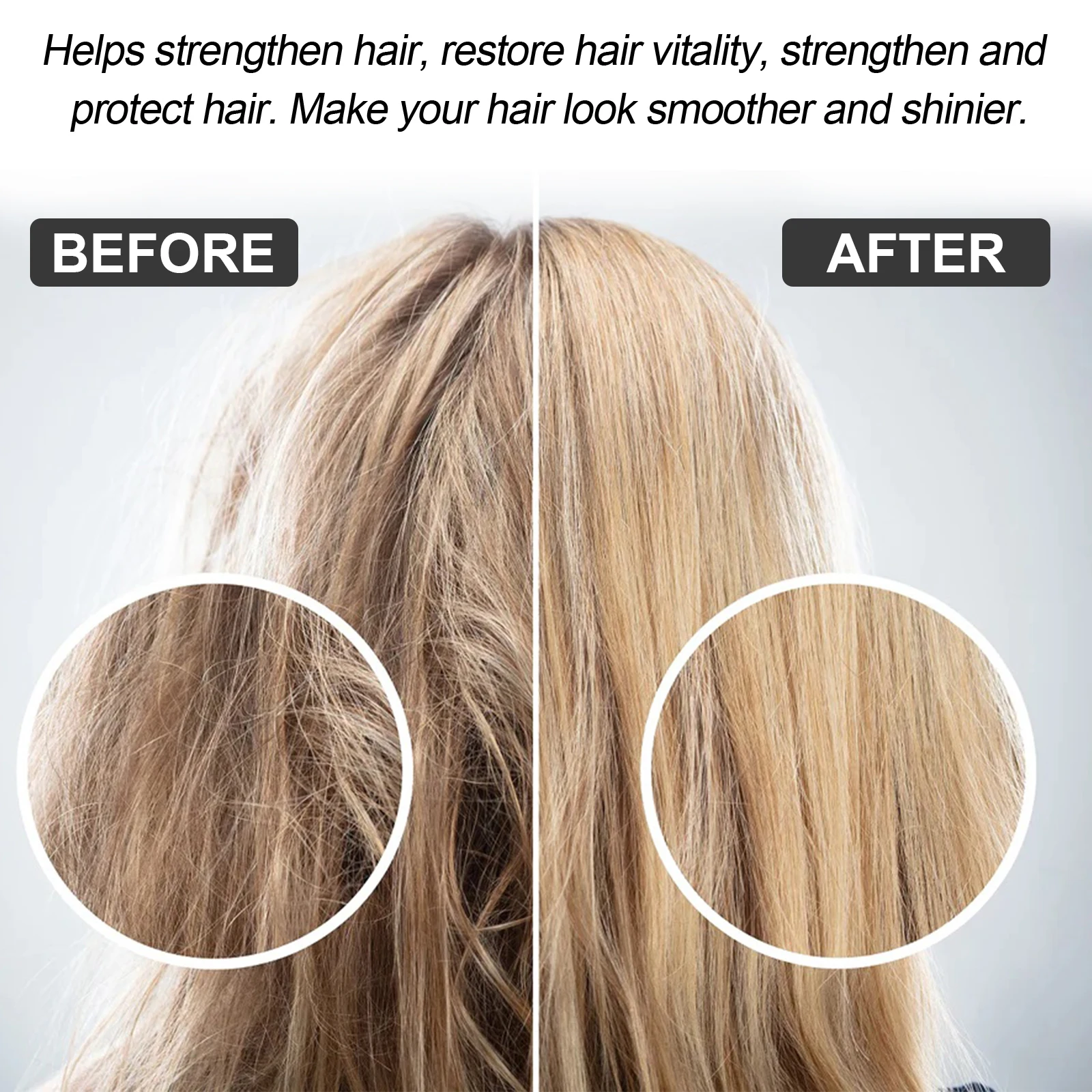 EELHOE Hair Straightening Mousse Nourishing Hair Repiar Damaged Hair Smoothing Reduce Spilt Ends Mild Hair Straight Mousse