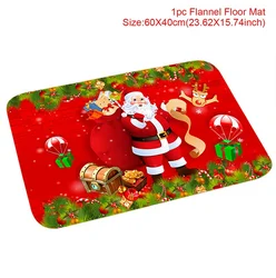 Tappeto di Natale con Babbo Natale - Accento decorativo festivo e allegro