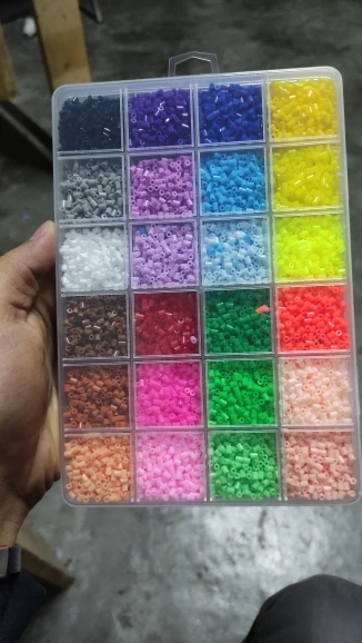 2.6mm 24/48colors Hama beads Education Iron beads 3D puzzle Beads lroning Guarantee perler Fuse beads diy toy miçangas photo review