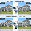 BESDER 4K 8MP Wifi Camera PTZ Outdoor Dual Screen Human Detection Dual Lenses 10MP Security Protection IP Camera Audio O-Kam Pro 2