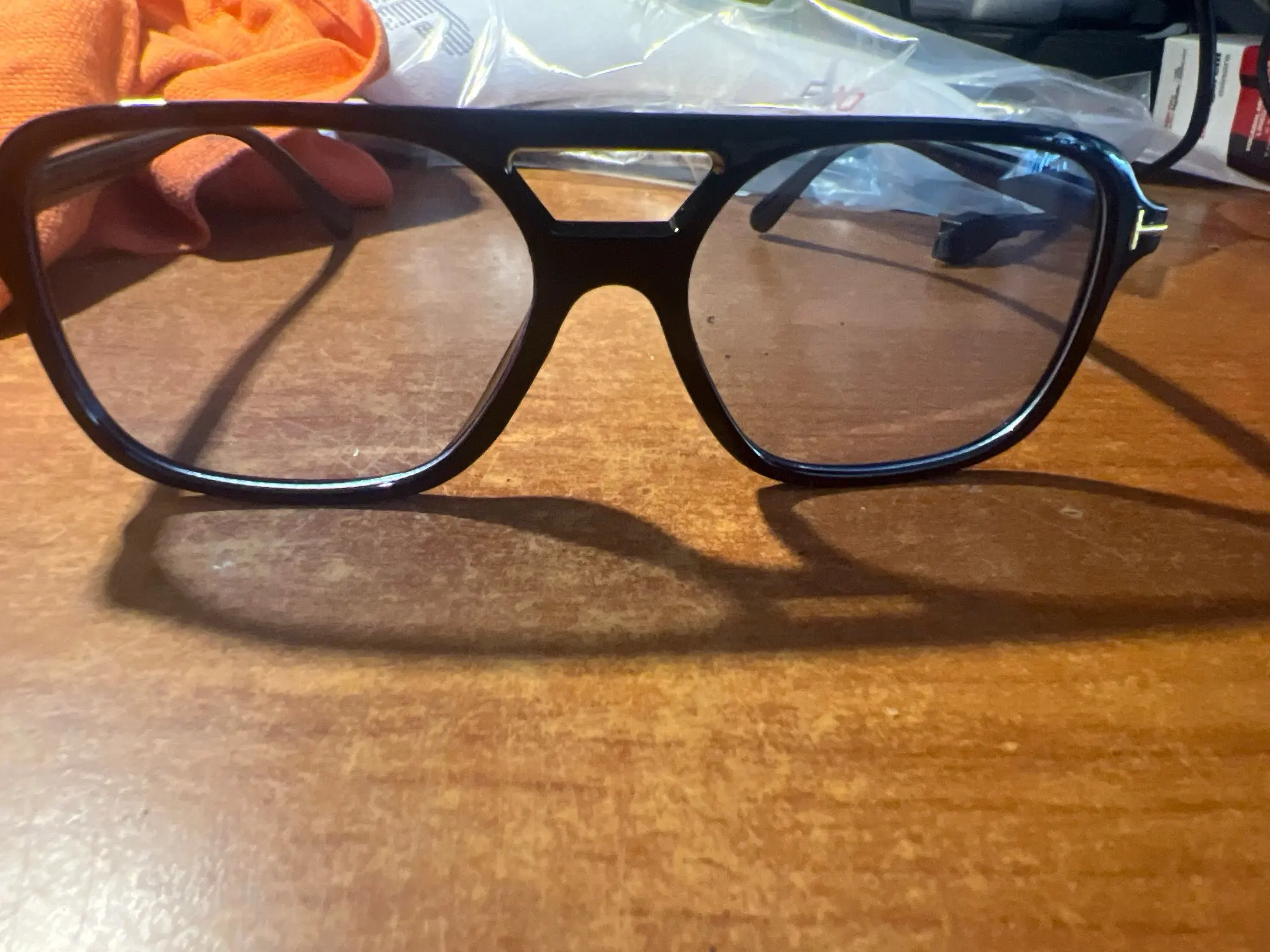 Square Double Color Frame Sunglasses UV400 photo review