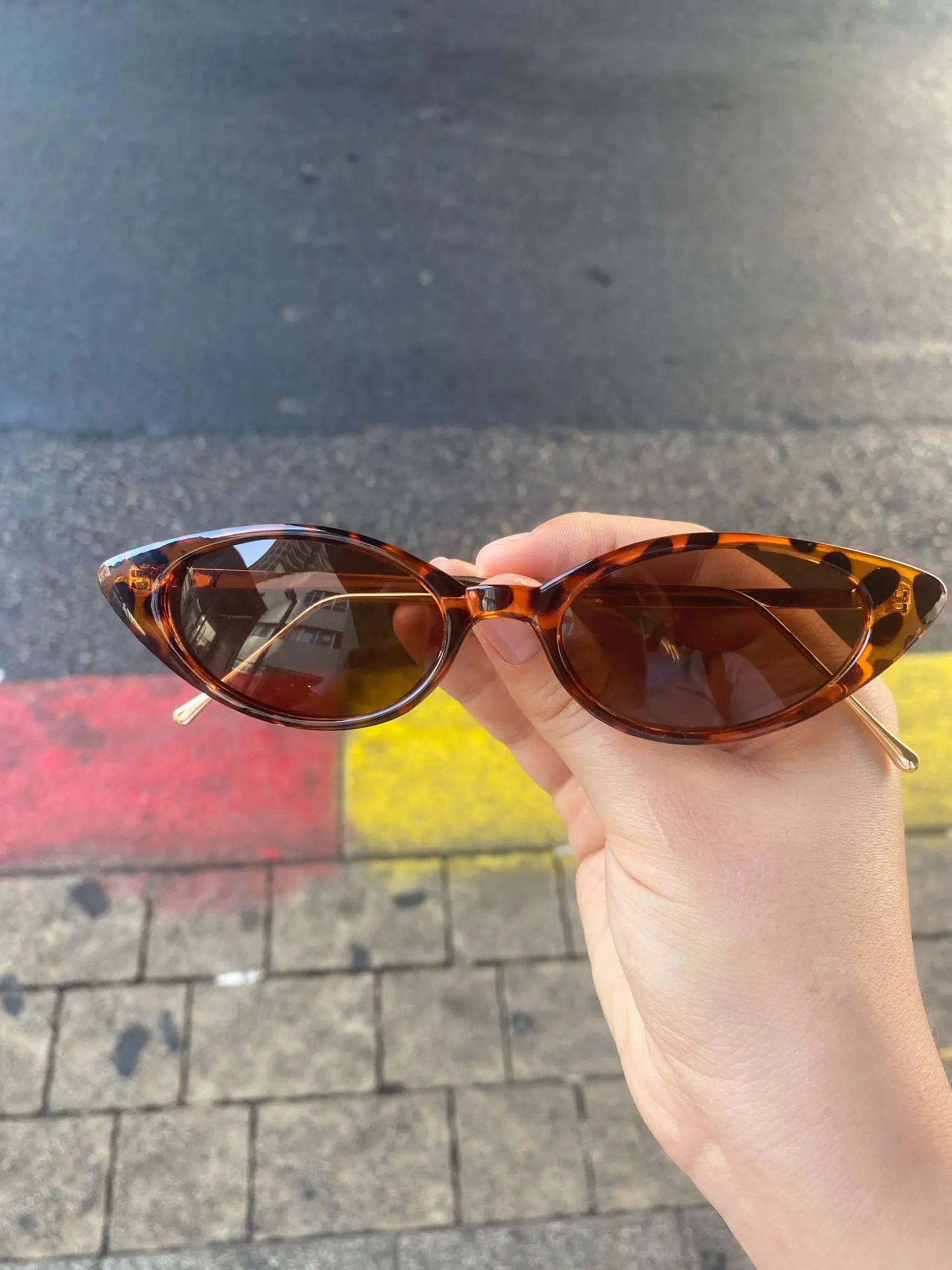 Ladies Cat Eye Sunglasses Small Frame UV400 photo review